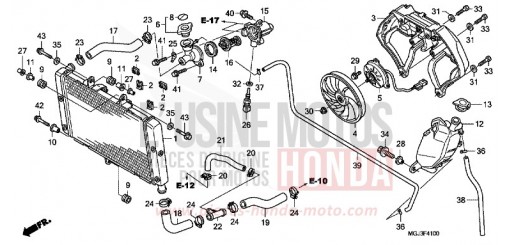 RADIATEUR CBF1000FAB de 2011
